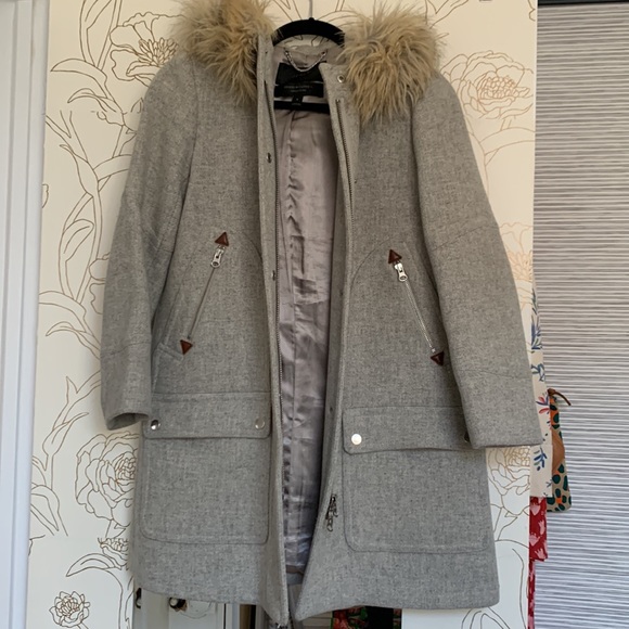 J. Crew Jackets & Blazers - J.Crew Chateau Parka Stadium Cloth  Gray size 0